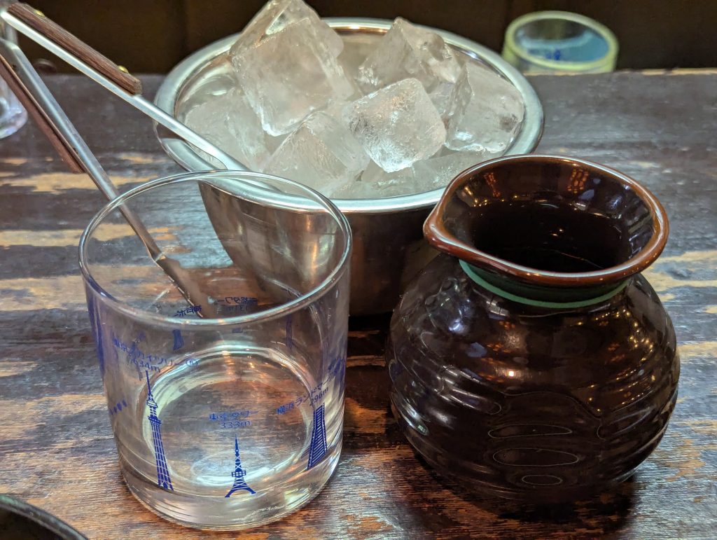 焼酎の芋ロック