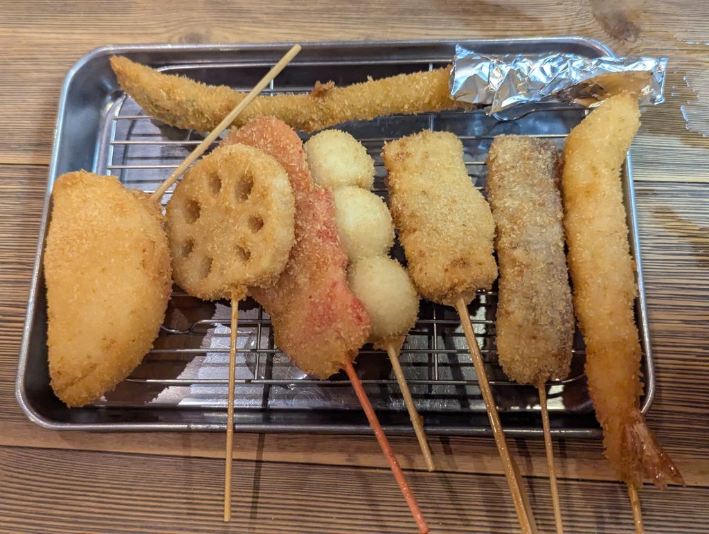 串カツ定番８本盛り