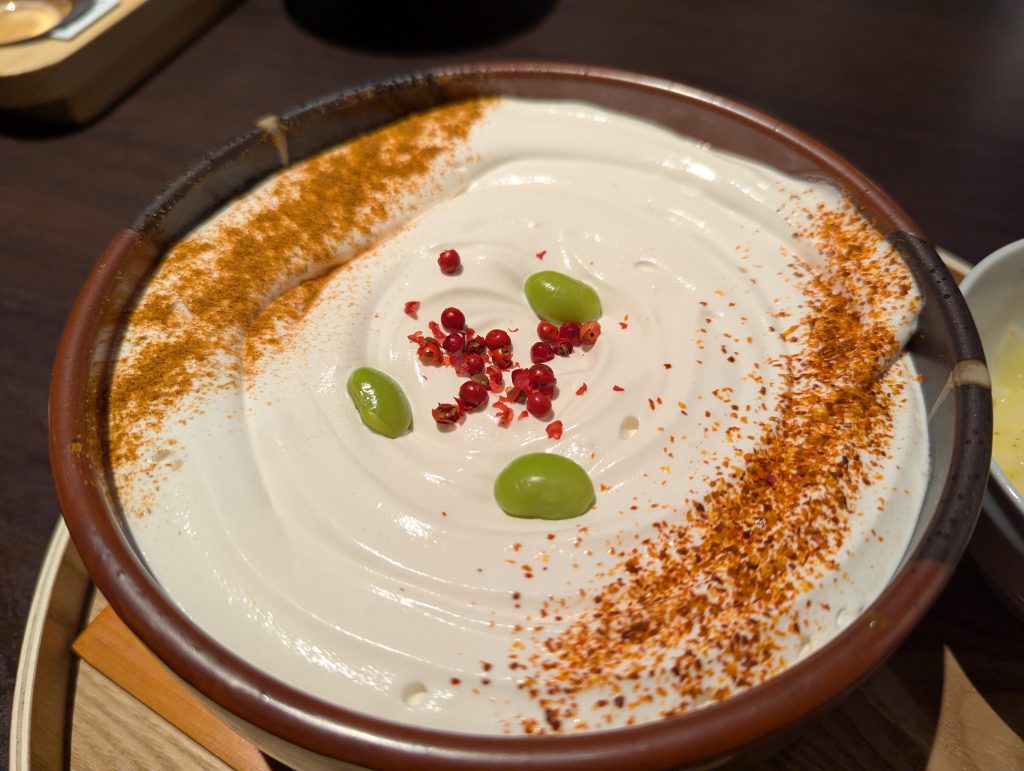 白いカレーうどん