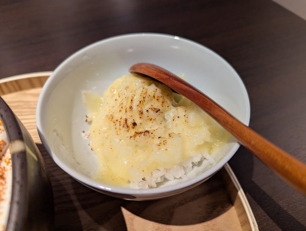 追い飯チーズトッピング