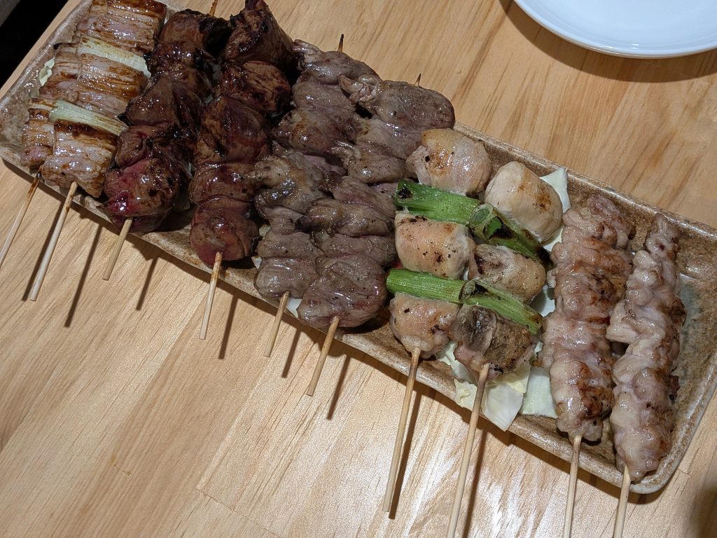 焼き鳥盛り合わせ