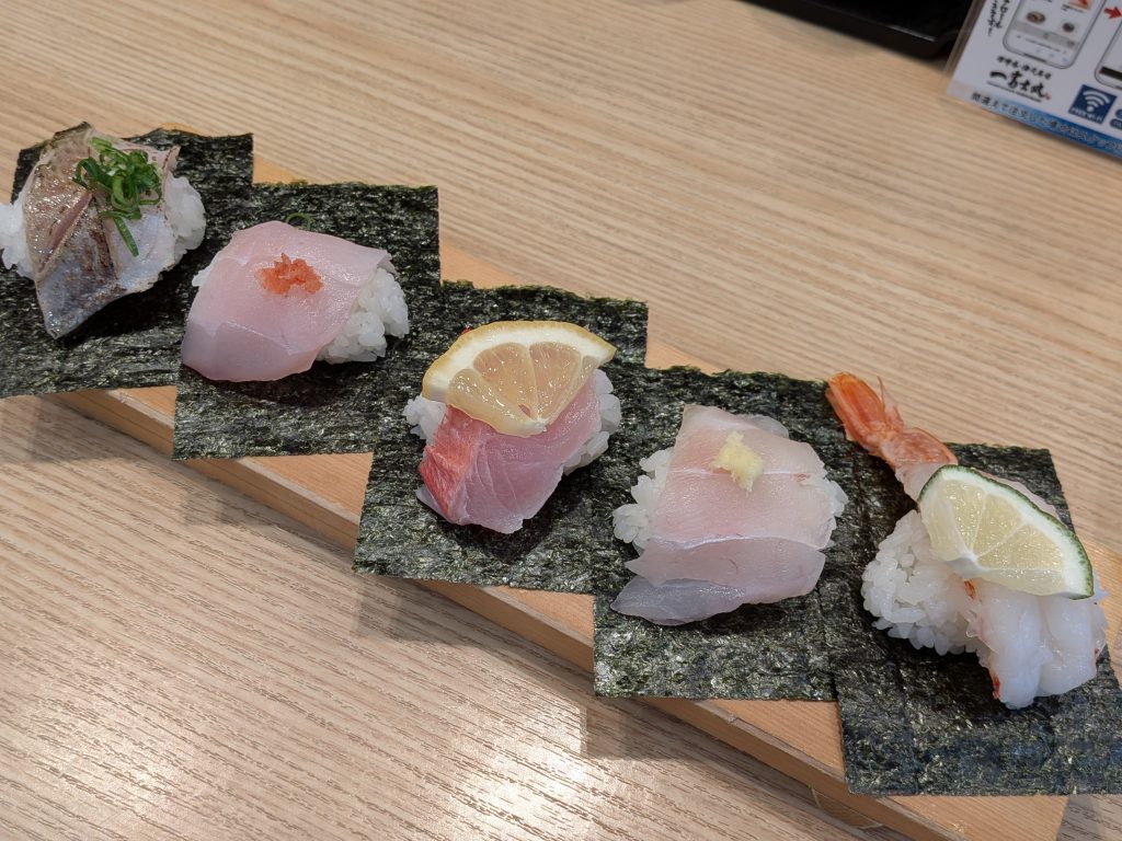 深海魚五種手巻き