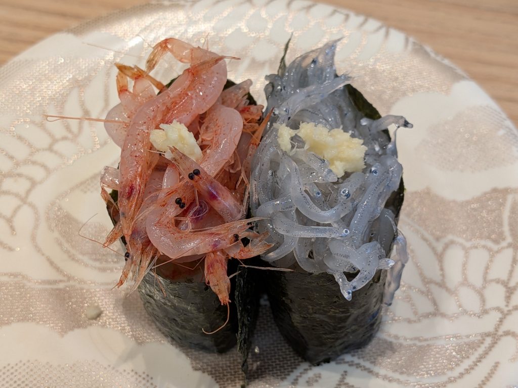しらすと桜えびのコンボ軍艦