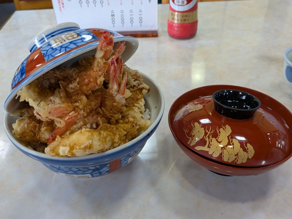 上天丼スペシャル+味噌汁