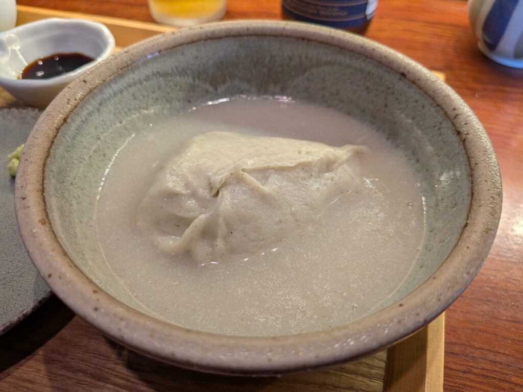 ふわふわそばがき