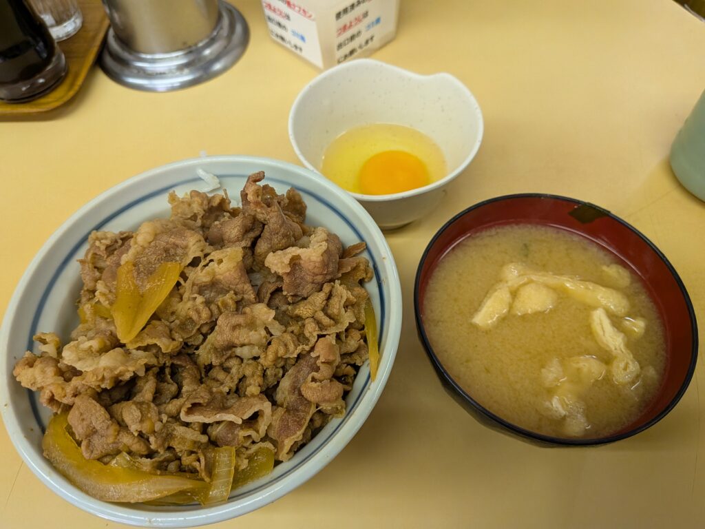 牛丼セット