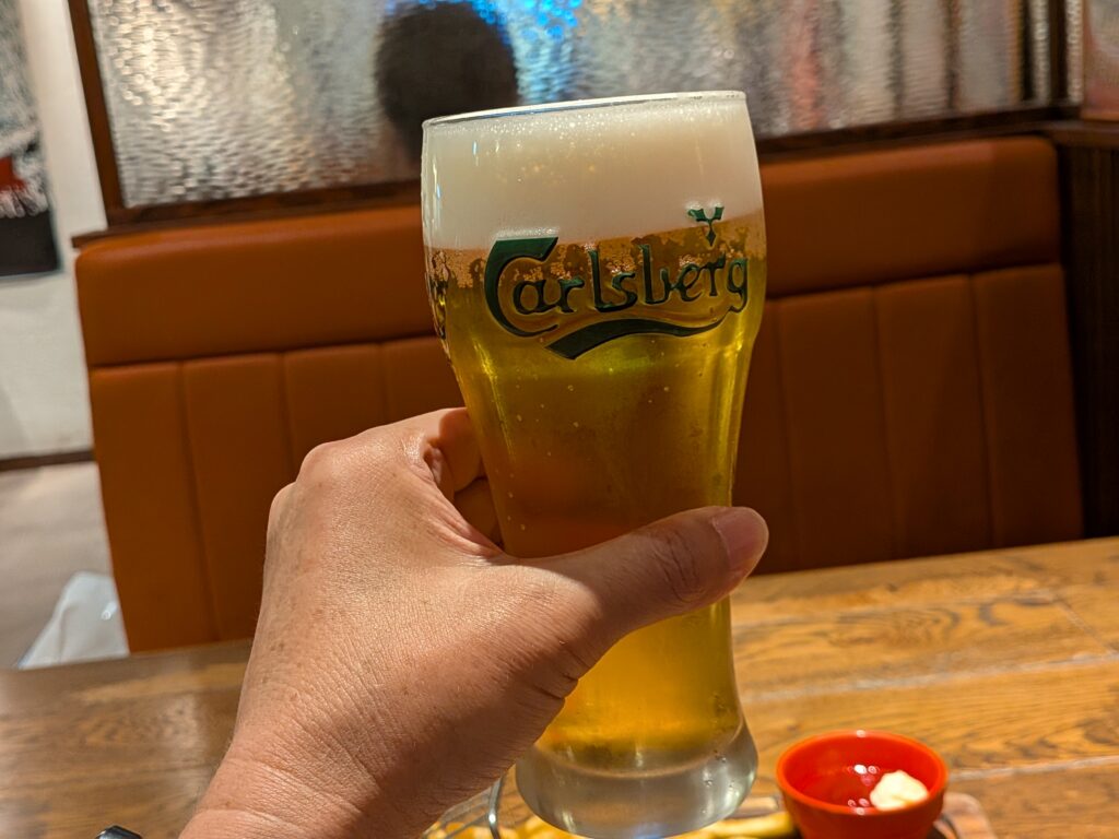 独り乾杯