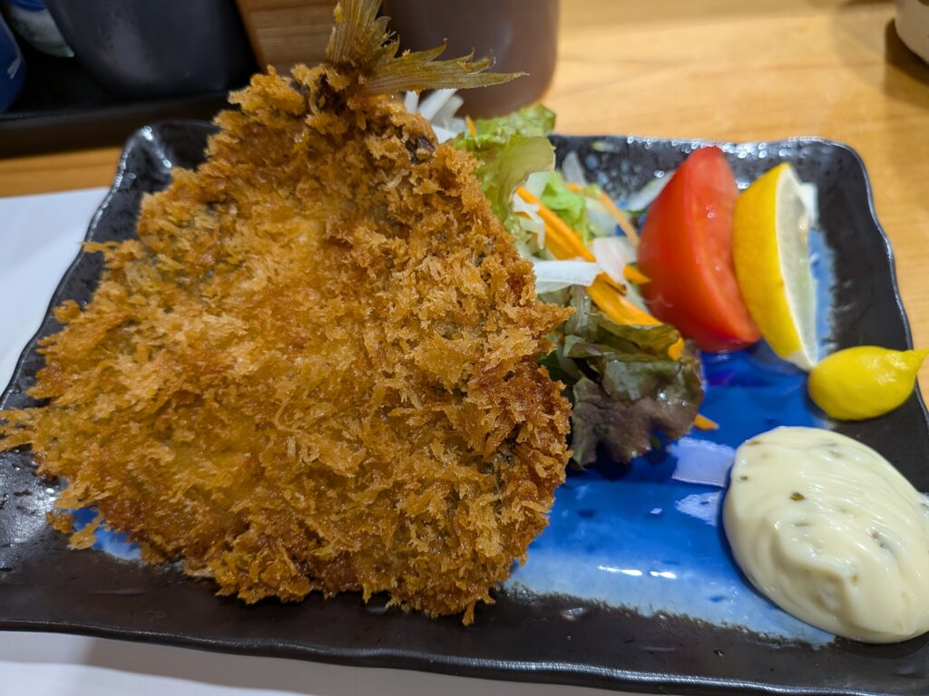 地物あじフライ