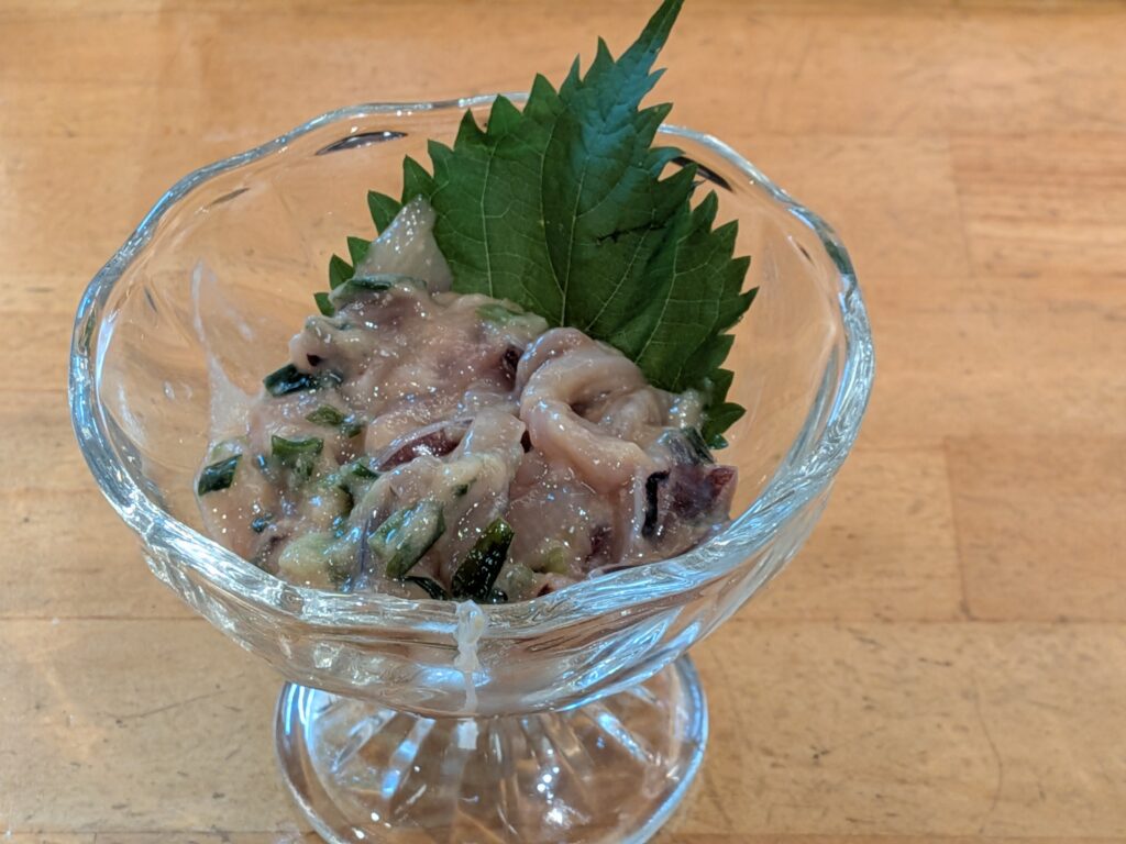 イカのなめろう