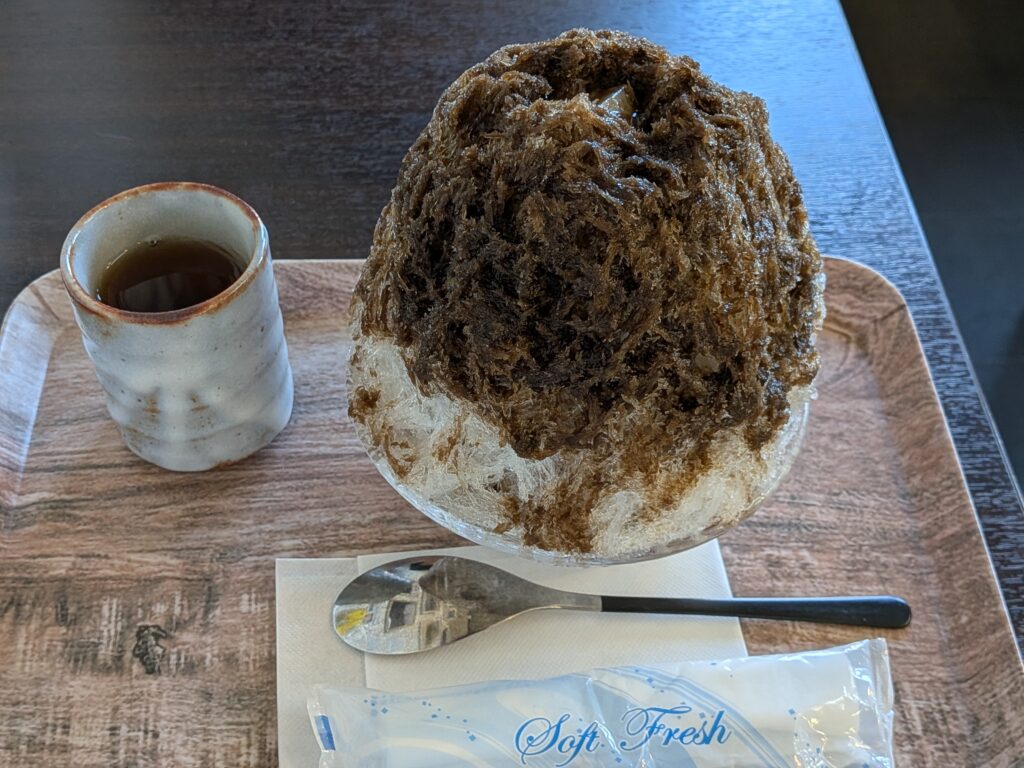 ほうじ茶かき氷