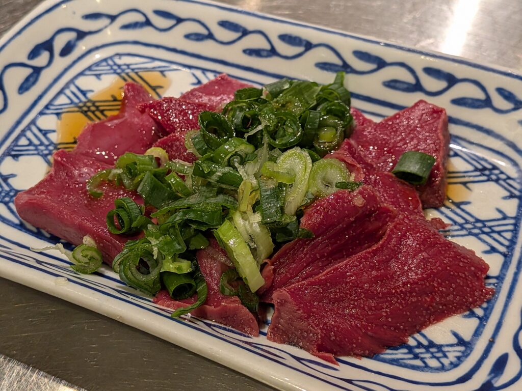 黒毛和牛ハツ刺し