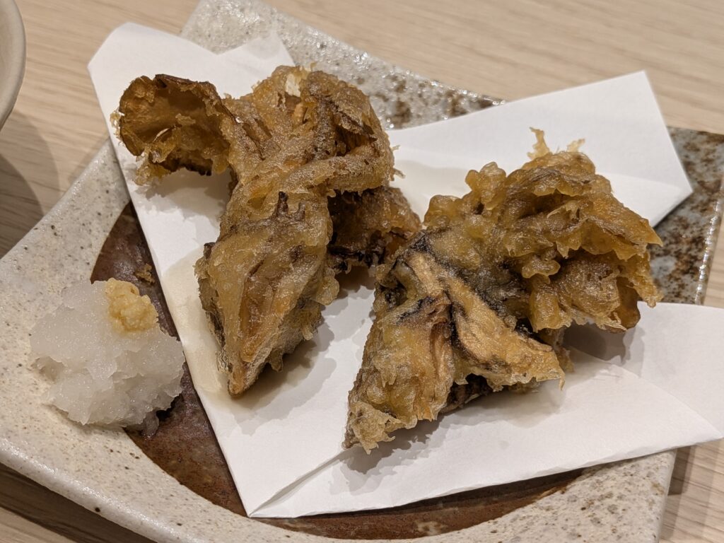 越の舞茸天ぷら