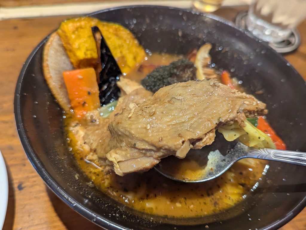 ホロホロのチキン